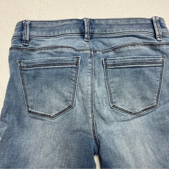 White House Black Market Jeans Crop Distressed Women's Size 0 - Picture 9 of 16